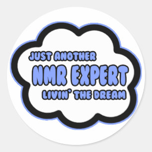 NMR Expert .. Livin' The Dream Classic Round Sticker