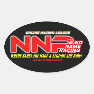 NNR oval league logo Oval Sticker