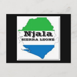 No1 SIERRA LEONE T-SHIRT AND ETC Postcard