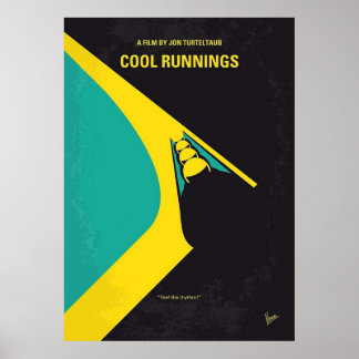 No538 COOL RUNNINGS minimal movie Poster