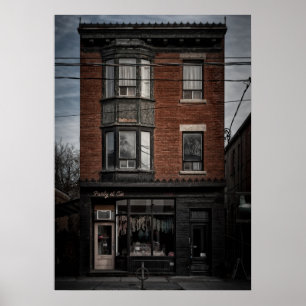 No 1112 Queen St E 3 Colour Version Poster