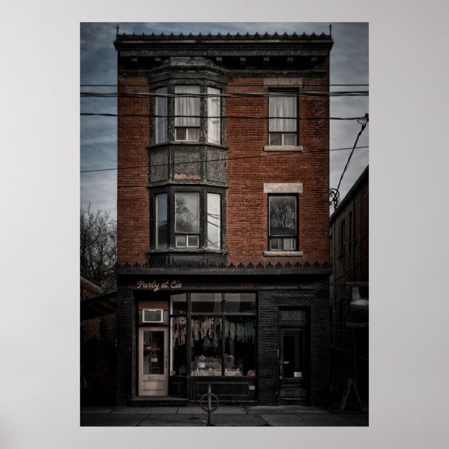 No 1112 Queen St E 3 Colour Version Poster (Front)