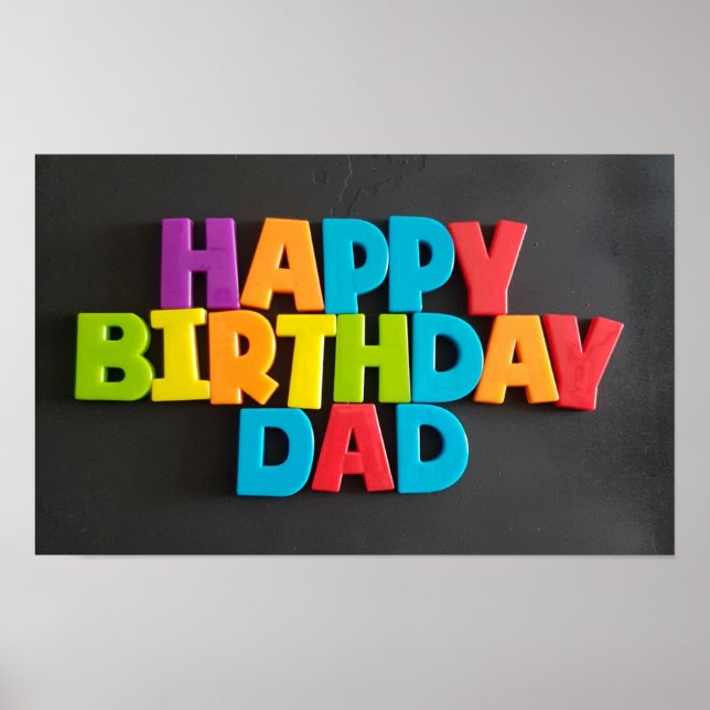 No : 185 HAPPY BANTHDAY DAD poster de TFDG (Devant)