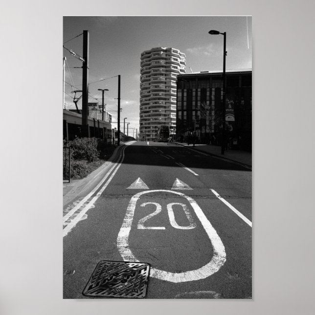 No. 1 Croydon, London UK 8" x 12". Print (Front)