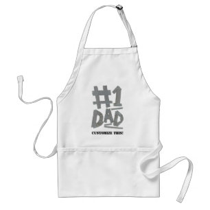 No. 1 Dad Apron (Customizable)