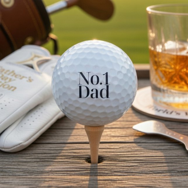 No.1 Dad Golf Balls | Funny Father’s Day Golf Gift (Creator Uploaded)
