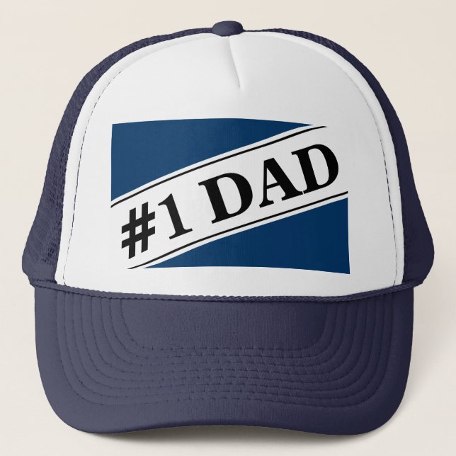 No 1 Dad Trucker Hat (Front)