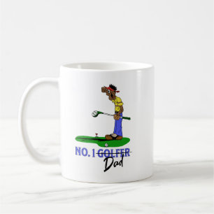 No. 1 Golfer Dad Coffee Mug