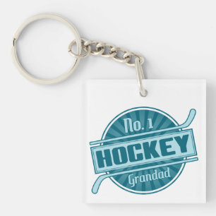 No.1 Hockey Grandad Keychain