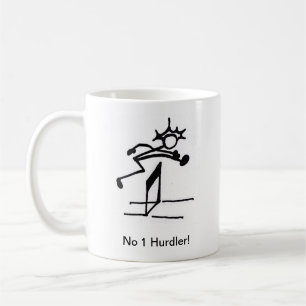 No 1 Hurdler Mug Track and Field