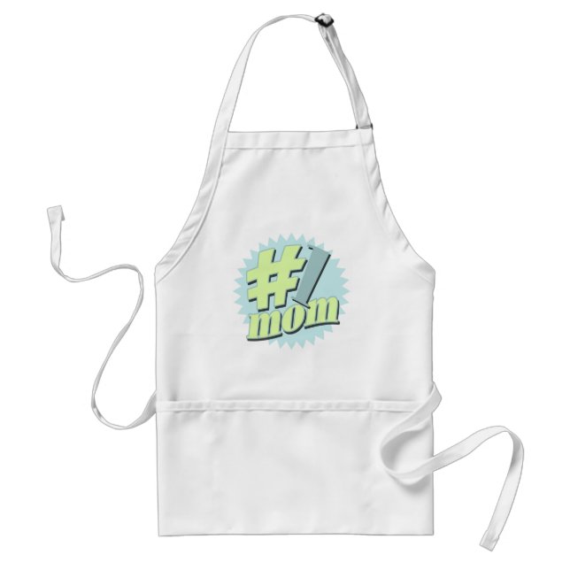 No. 1 Mom Mother's Day Standard Apron (Front)