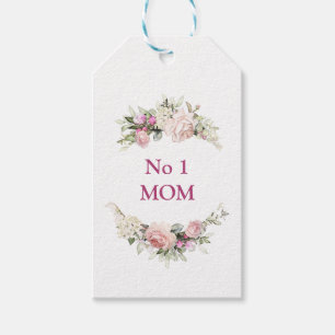 No. 1 Mum Mother's Day quote   Gift Tags
