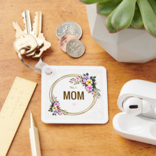 No. 1 Mum Mother's Day quote   Key Ring