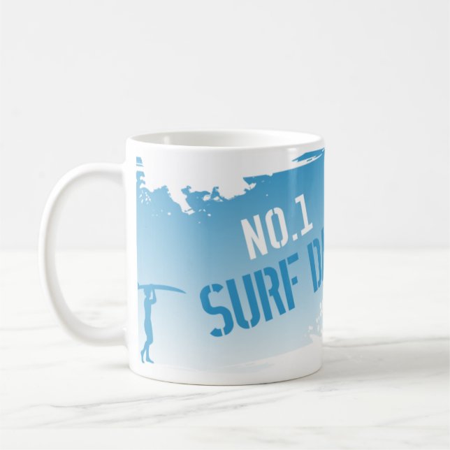 No.1 Surf Dad Coffee Mug (Left)