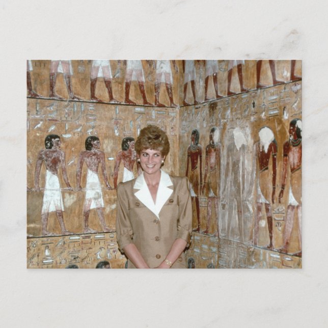 No.230 Princess Diana Egypt 1992 Postcard (Front)