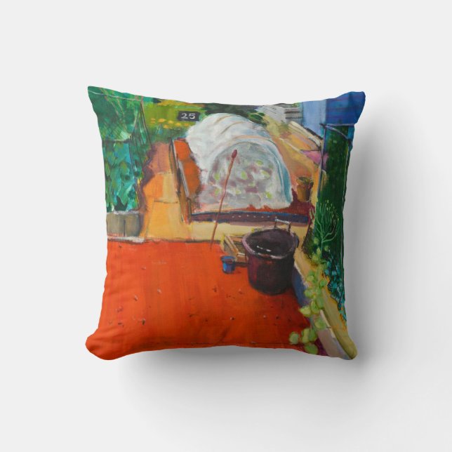 No. 25 throw pillow (Front)