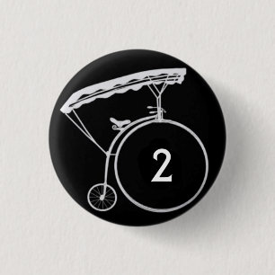No. 2 Reverse Badge 1 Inch Round Button