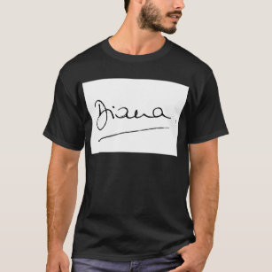 No.34 The signature of Princess Diana. T-Shirt