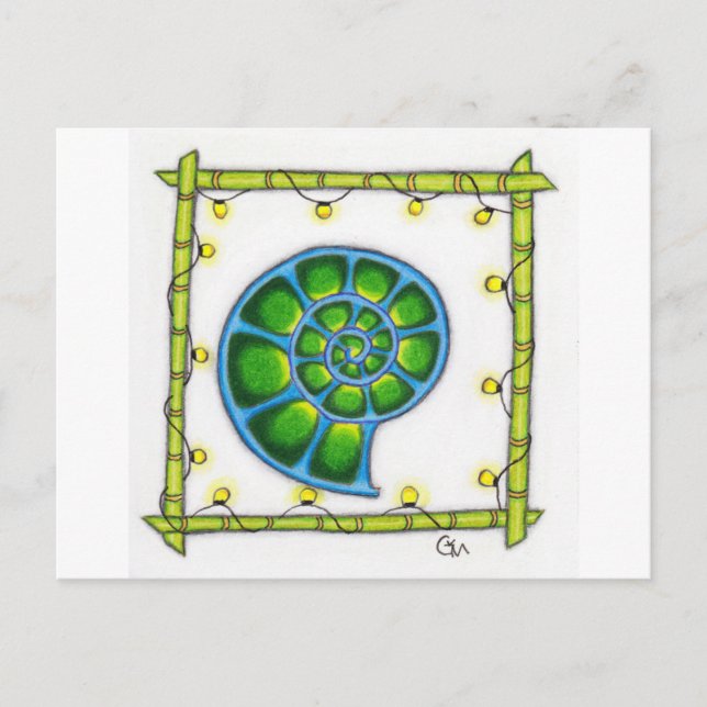 No. 37 Tropical Party Postcard (Front)