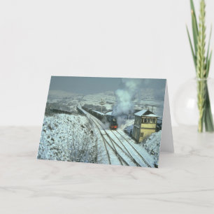 No. 48442 in a wintry setting at Chinley South Jun Card