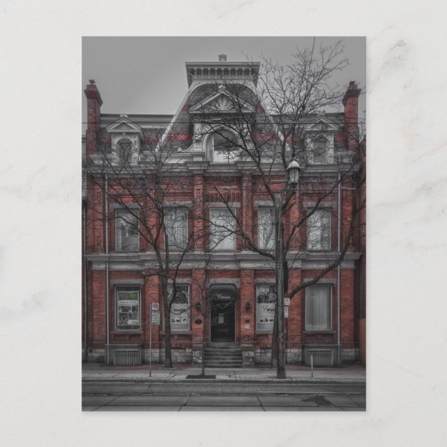 No 496 Queen St E 1 Color Version Postcard (Front)