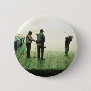 No.4 'Autumn morning' by Ron McGill 2 Inch Round Button