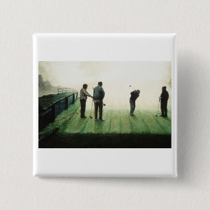 No.4 'Autumn morning' by Ron McGill 2 Inch Square Button