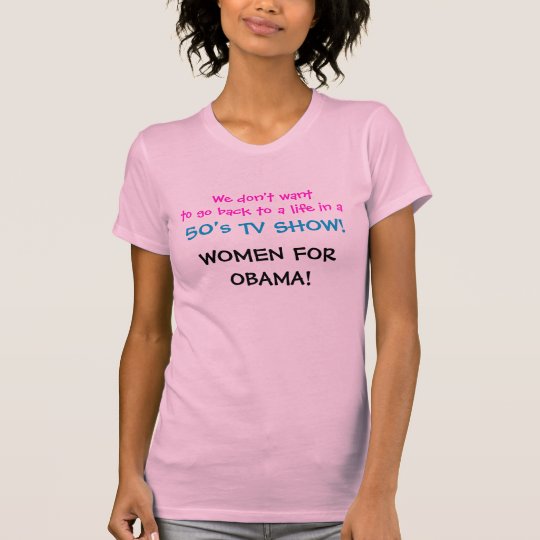 No 50s TV Show Obama T-Shirt