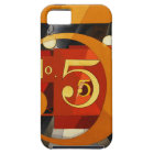 No 5 - Figure 5 en or par Demuth Apple Coque