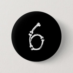 No 6 Couple Costume Duo 67 Six Seven Meme Funny 6  2 Inch Round Button