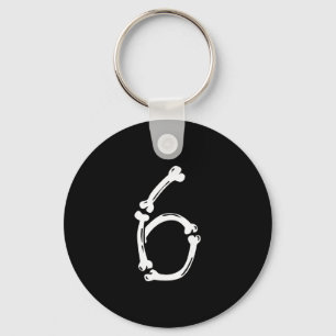 No 6 Couple Costume Duo 67 Six Seven Meme Funny 6 Keychain