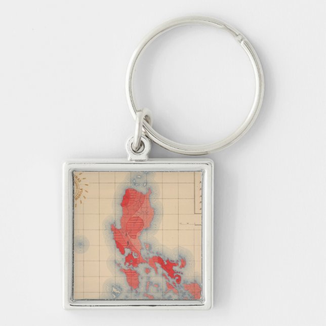 No 6 Distribution Temblores Signs Keychain (Front)