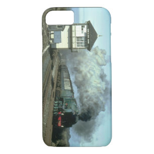 No. 850 storms along the Settle_Steam Trains iPhone 8/7 Case