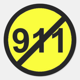 No 911 Stickers Pour Vos Téléphones VoIP