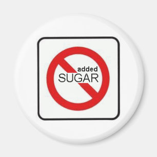 NO added SUGAR Magnet