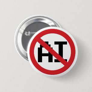 No AI Artificial Intelligence - Resist AI 2 Inch Round Button