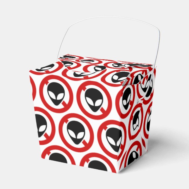 NO ALIENS FAVOR BOX (Front Side)