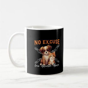 No Animal Abuse Animal Rights Design For Animal Lo Coffee Mug