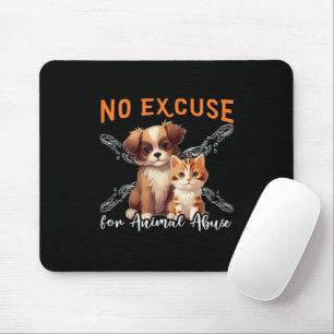No Animal Abuse Animal Rights Design For Animal Lo Mouse Pad