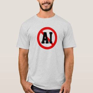 No Artificial Intelligence  T-Shirt