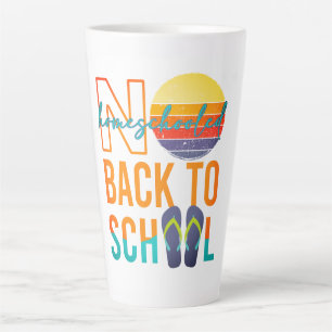 No back to School - homeschooled Latte Mug