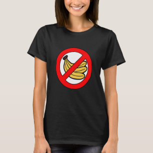 No Bananas on Boat Banana Hater Boat Rules T-Shirt