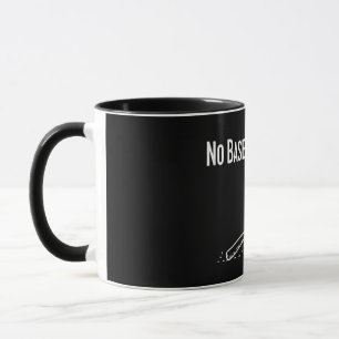 No Baseball Today Sad Stick Figure Baseball lovers Mug