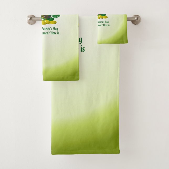 No beer in heaven bath towel set (Insitu)