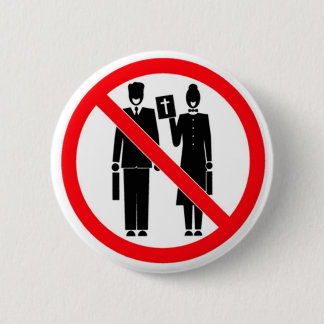 No Bible Thumpers 2 Inch Round Button