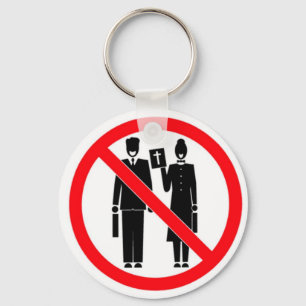 No Bible Thumpers Keychain