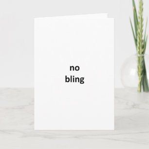 no bling jGibney The MUSEUM Zazzle Gifts Card