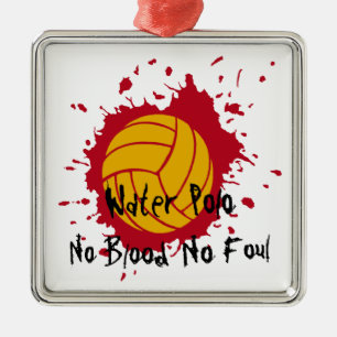 No Blood No Foul Metal Ornament
