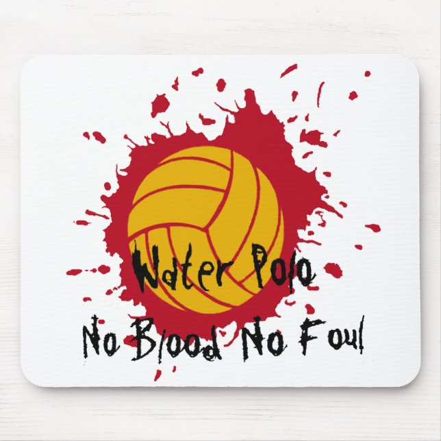 No Blood No Foul Mouse Pad (Front)