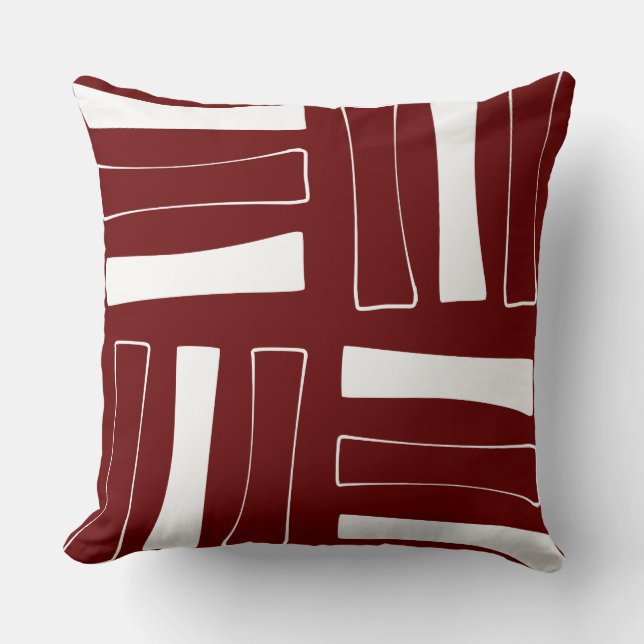 No Bones Tribal Lumbar Pillow (Front)